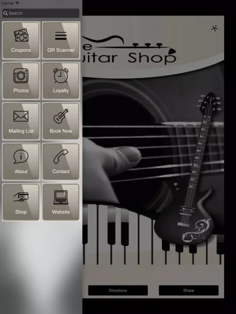 The Guitar Shop iPad  স্ক্রিনশট