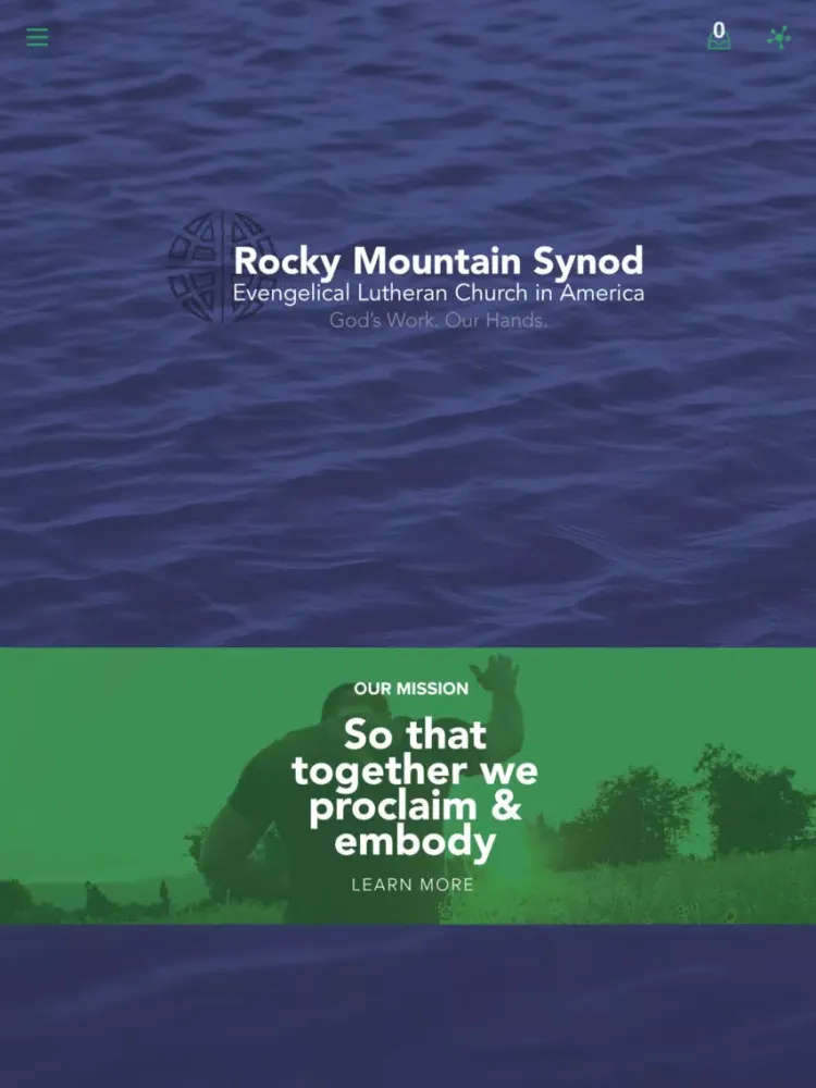 Capturas de pantalla de Rocky Mountain Synod iPad 