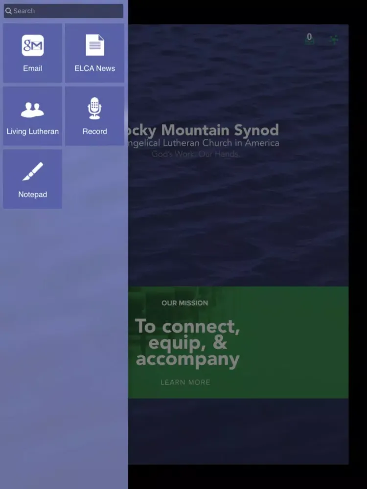 Capturas de pantalla de Rocky Mountain Synod iPad 