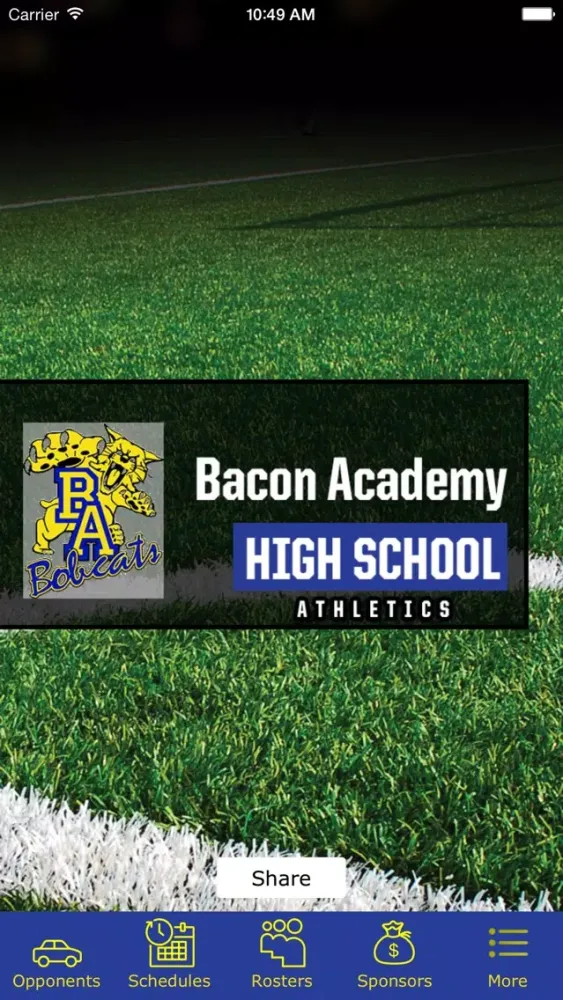 Ảnh chụp màn hình của Bacon Academy Bobcats