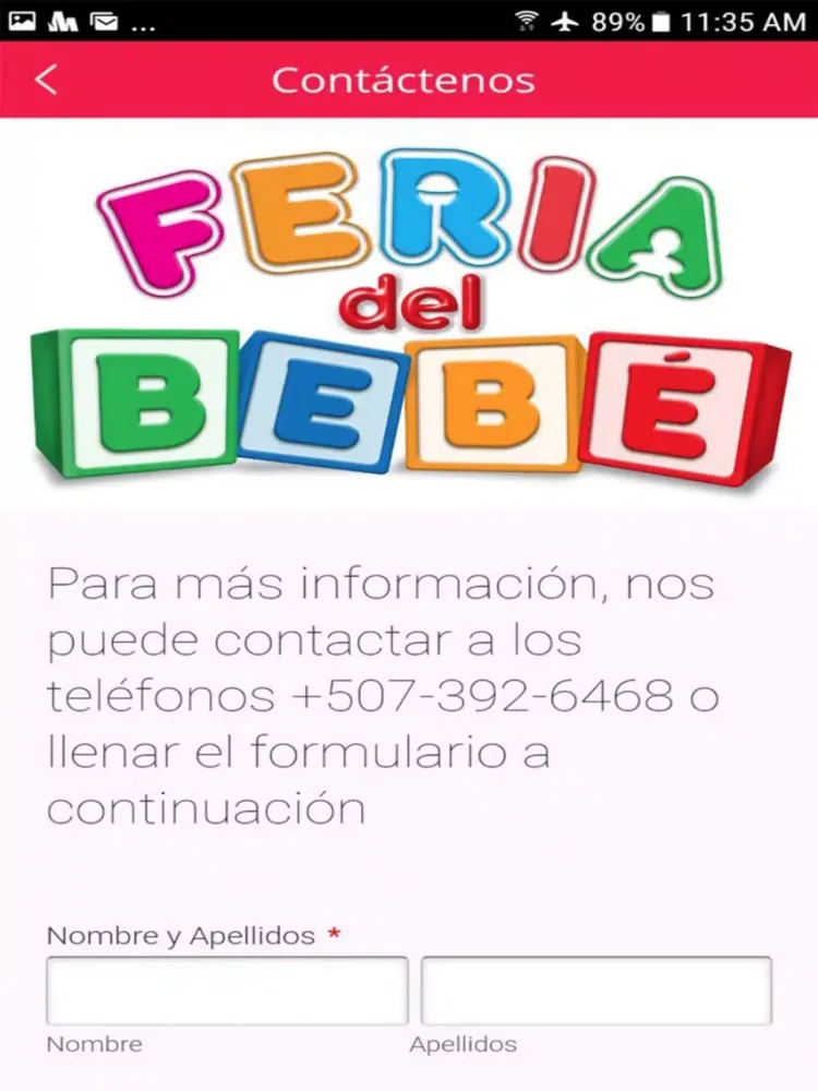 Скриншоты feriadelbebe iPad 