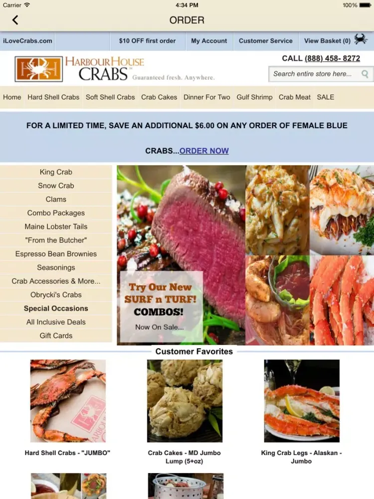 Harbour House Crabs iPad  Screenshots