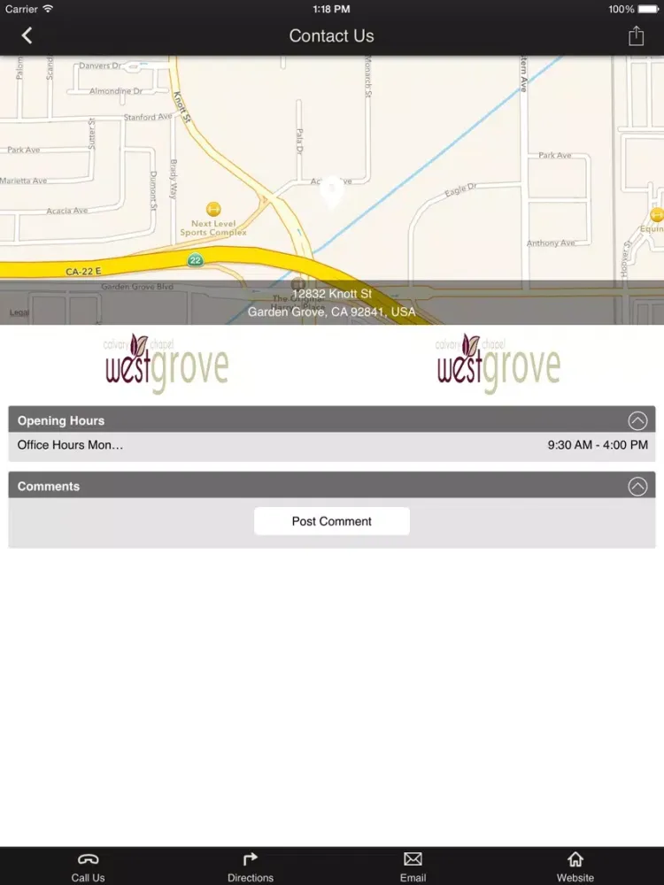 Calvary Chapel WestGrove iPad  Screenshots