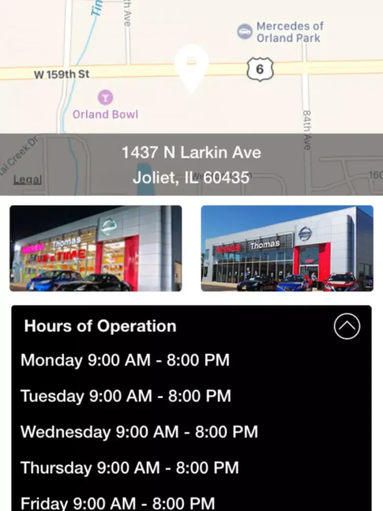 Thomas Nissan Joliet iPad 应用截图