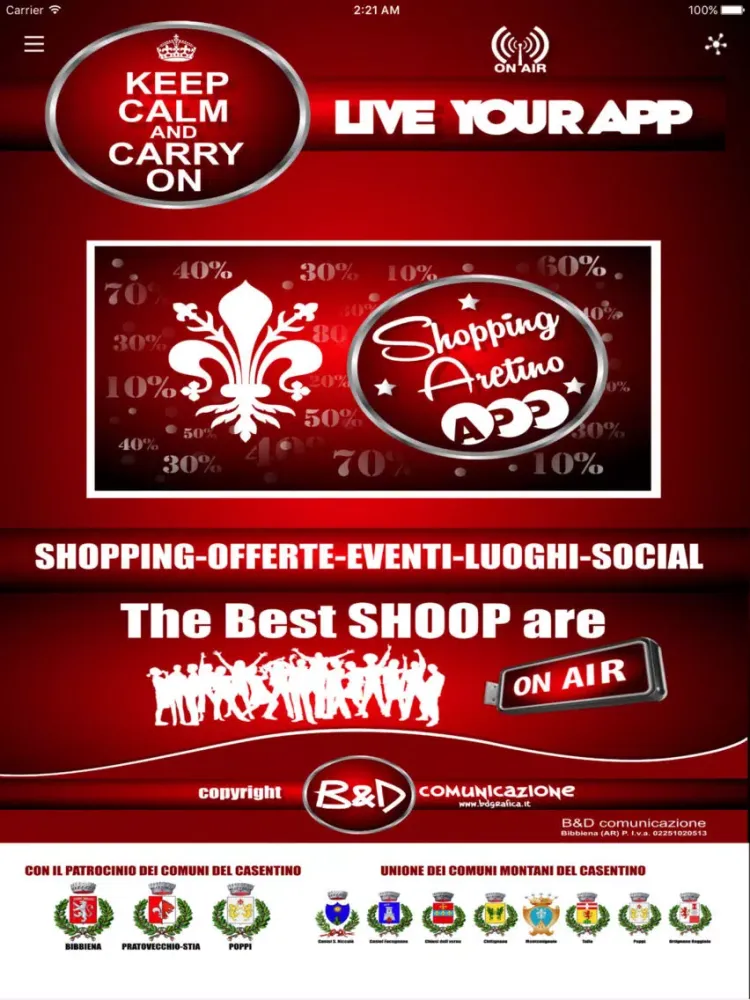 Shopping Aretino iPad  Screenshots
