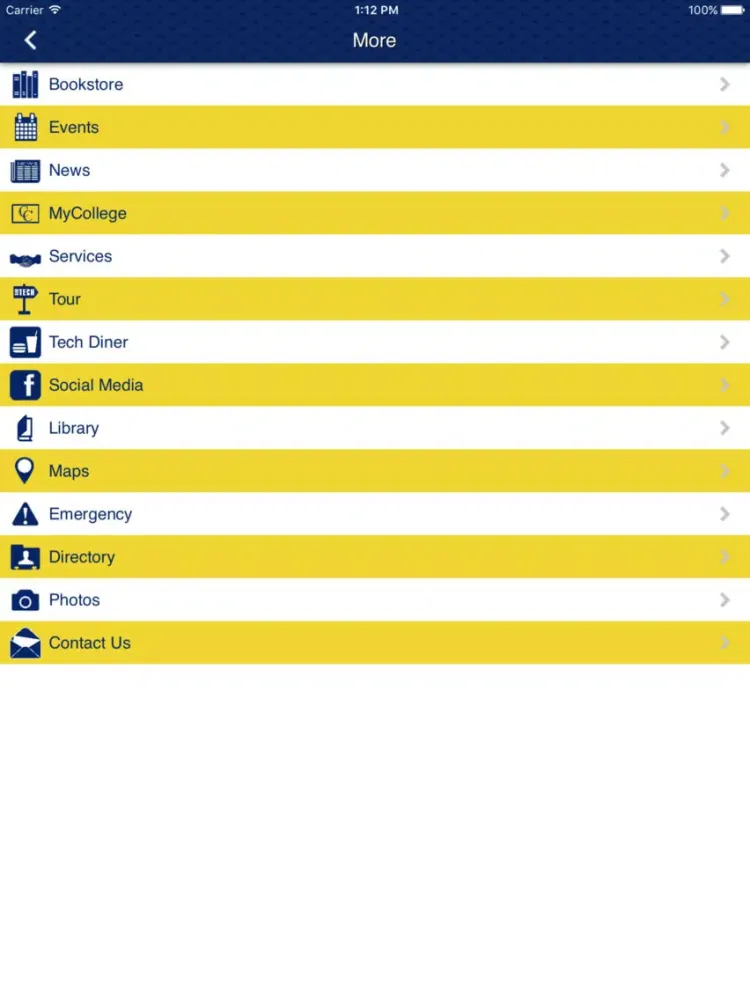 Скриншоты Southern Arkansas University Tech iPad 