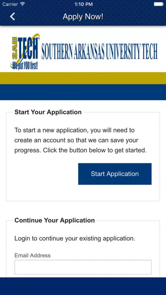 Скриншоты Southern Arkansas University Tech