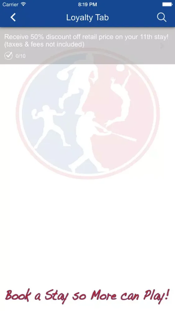 Captures d'écran de AthletesTravels
