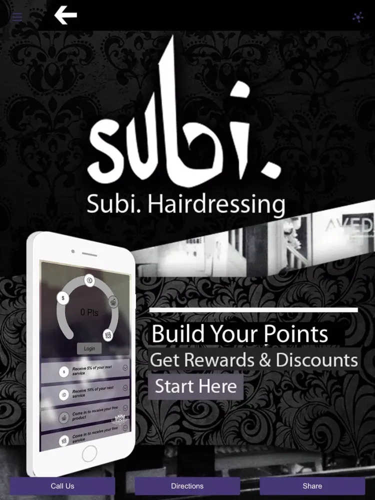 Capturas de tela do Subi Hairdressing iPad 