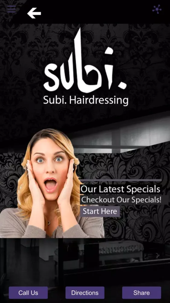 Capturas de tela do Subi Hairdressing