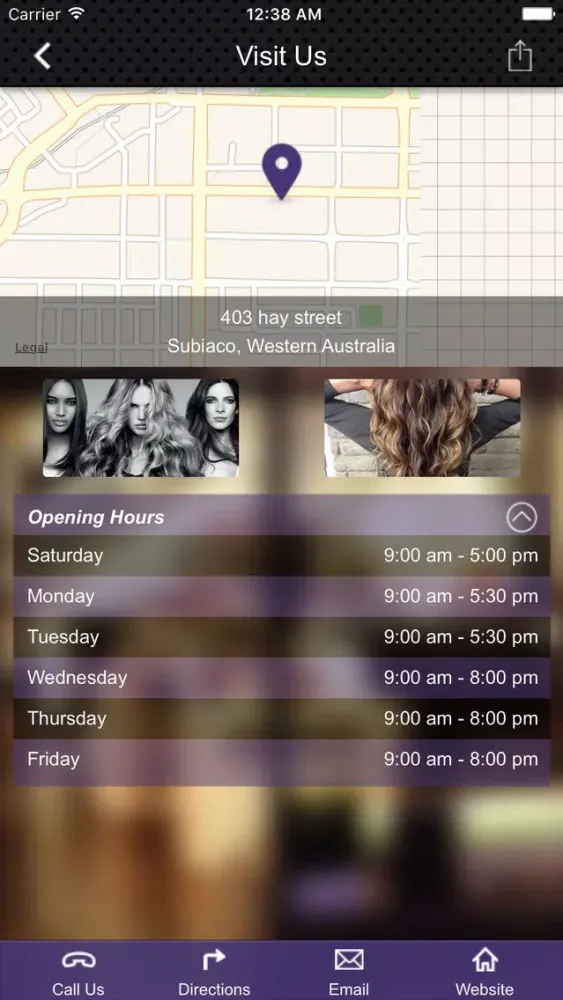 Capturas de tela do Subi Hairdressing