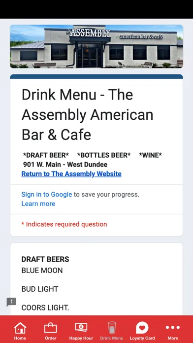 The Assembly Bar & Cafe应用截图