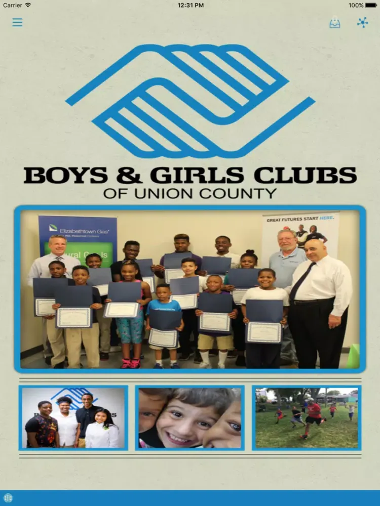 Tangkapan layar Boys & Girls Clubs of Union County iPad 