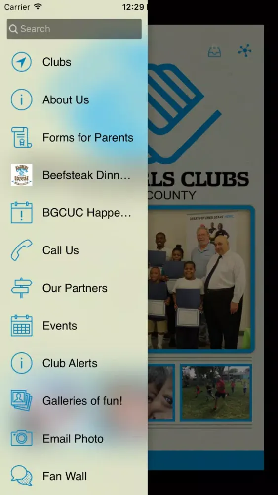 Tangkapan layar Boys & Girls Clubs of Union County