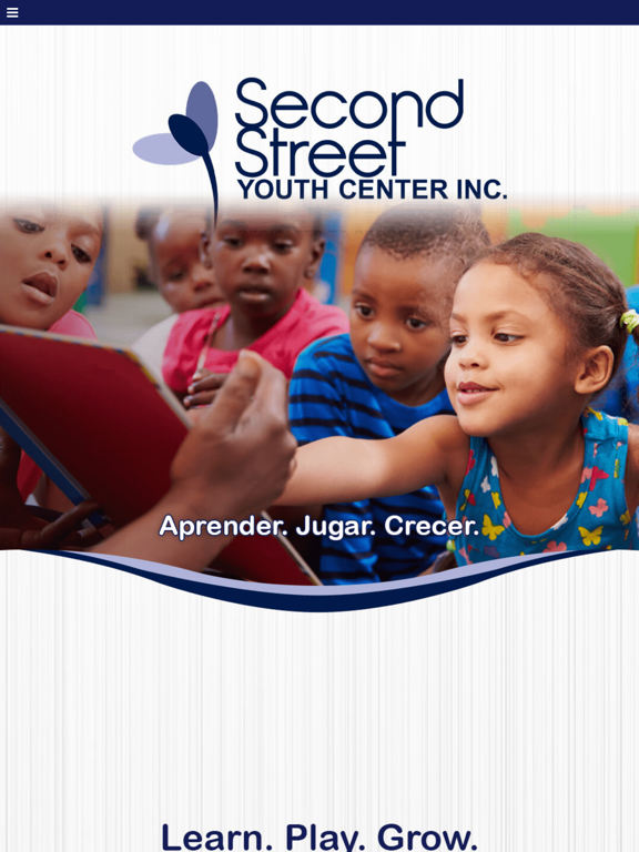 Tangkapan layar Second Street Youth Center iPad 