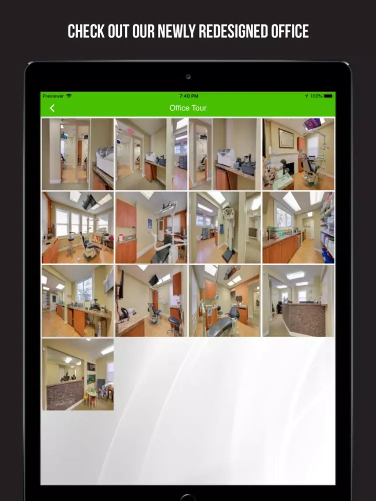 تصاویر South Orange Dental Center. iPad 