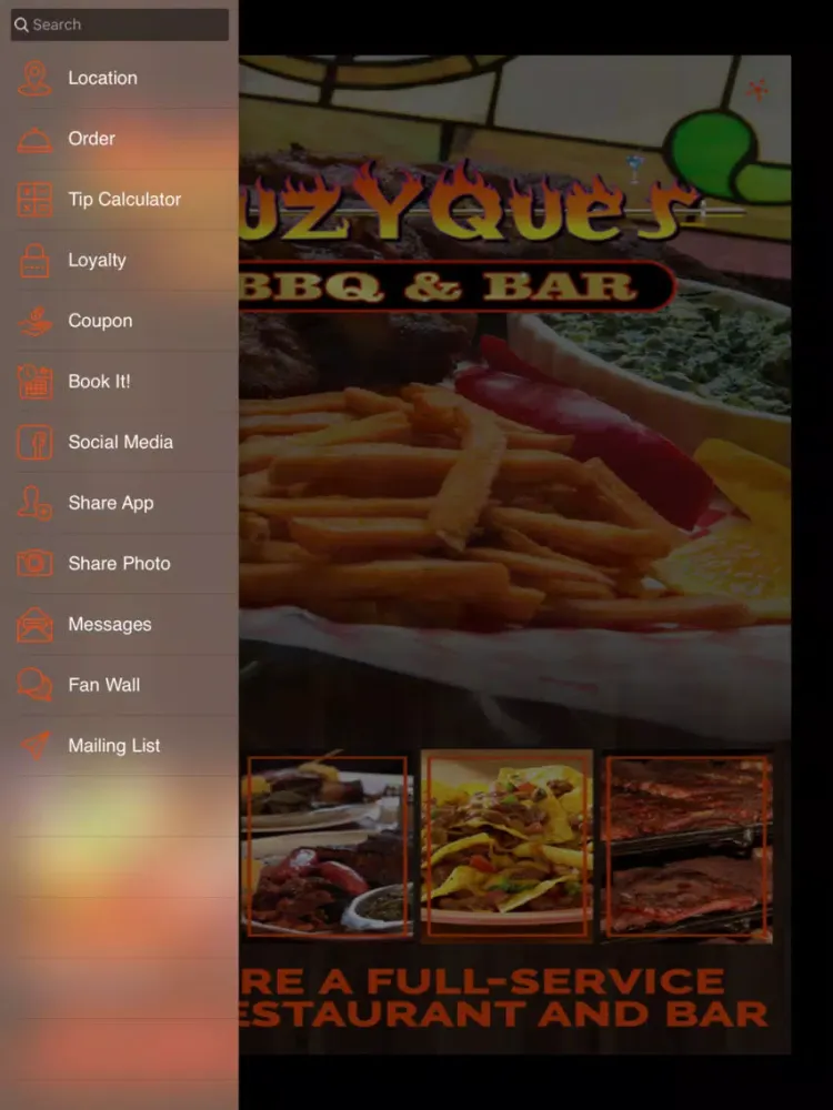 Capturas de pantalla de SuzyQue’s BBQ iPad 
