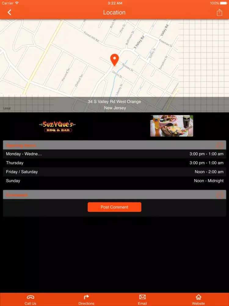 Capturas de pantalla de SuzyQue’s BBQ iPad 