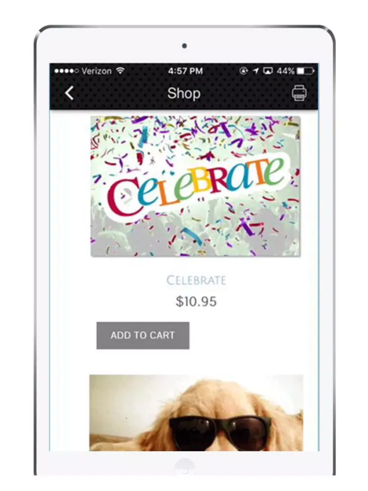 ภาพหน้าจอของ My Greeting Cards iPad 