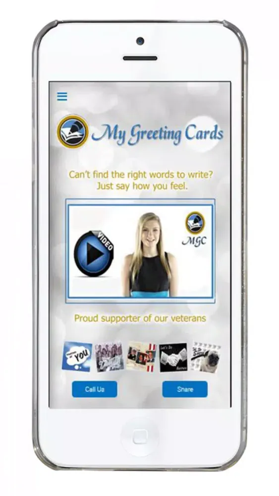 ภาพหน้าจอของ My Greeting Cards