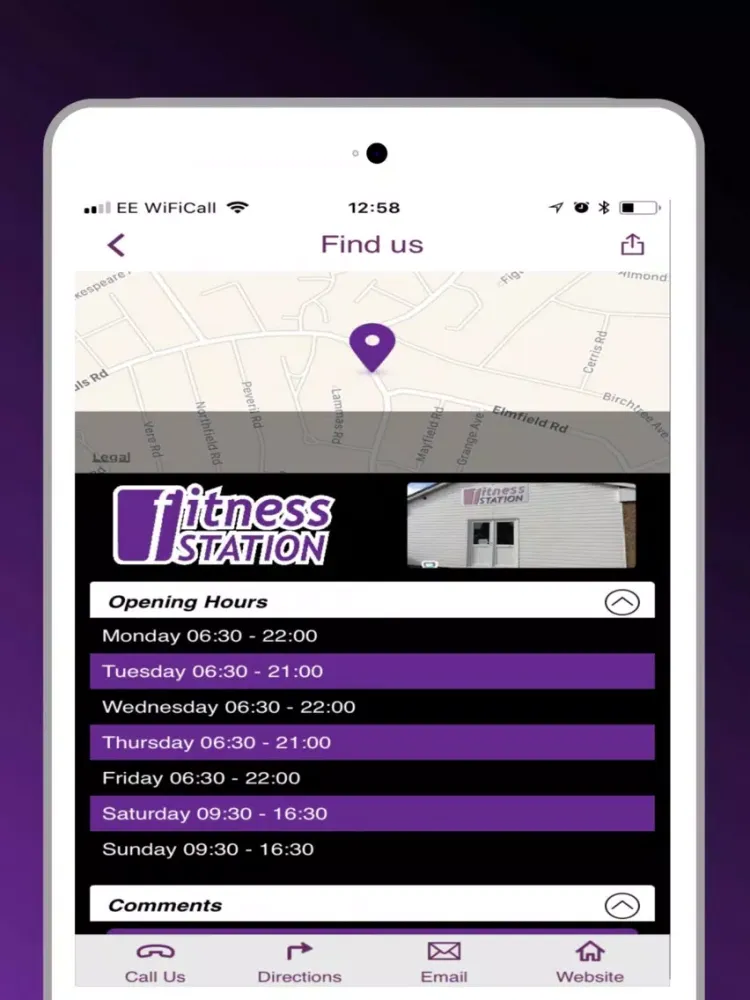 The Fitness Station iPad  Screenshots