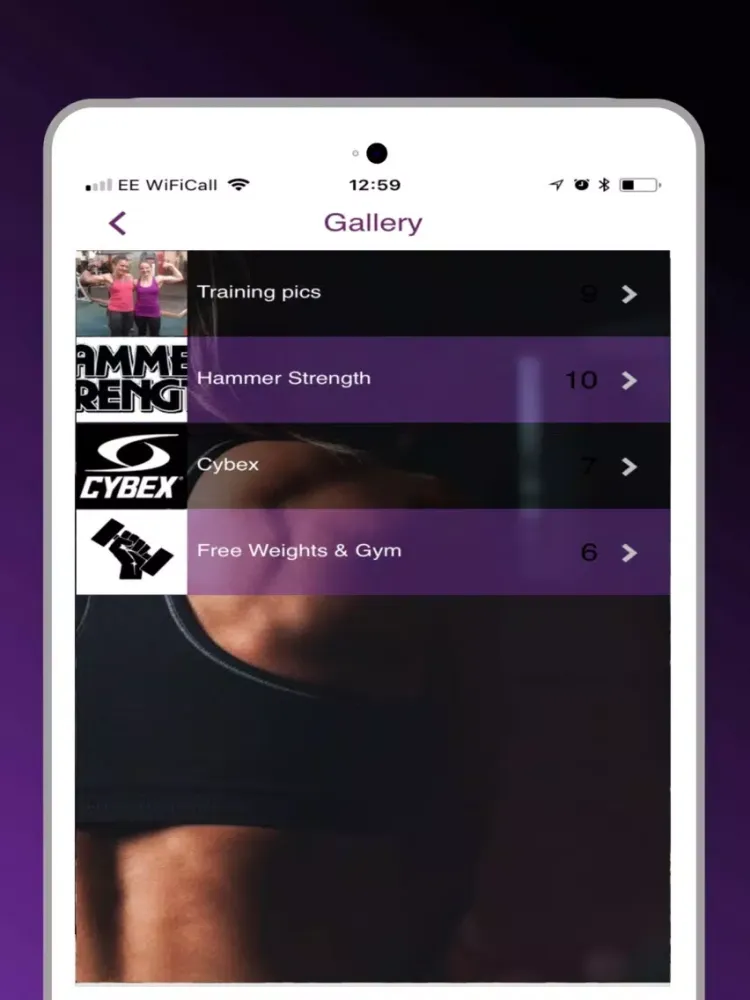 The Fitness Station iPad  Screenshots