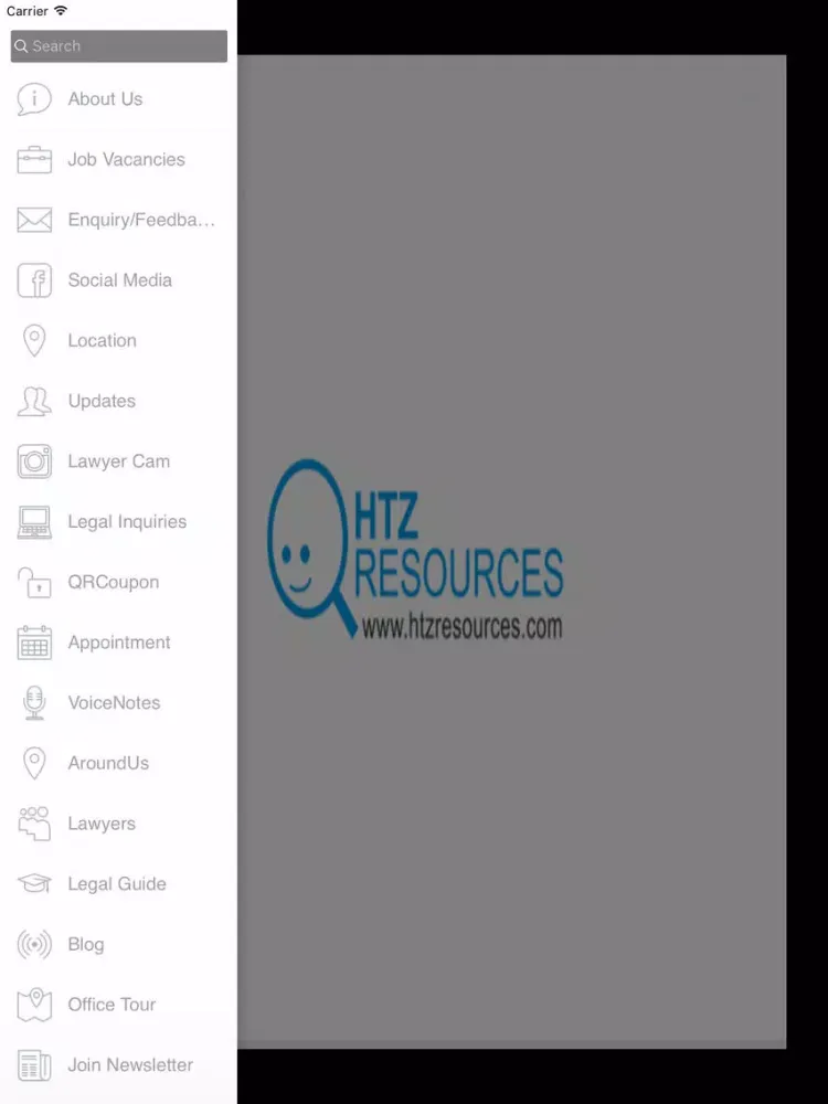 Скриншоты HTZ Resources iPad 