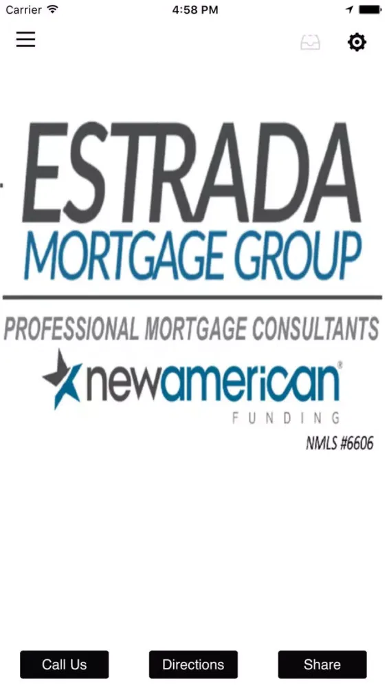 Ảnh chụp màn hình của Estrada Mortgage Group