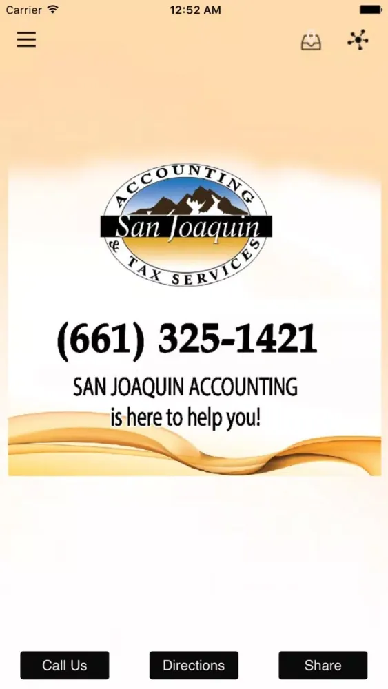 Ảnh chụp màn hình của San Joaquin Accounting & Tax Service