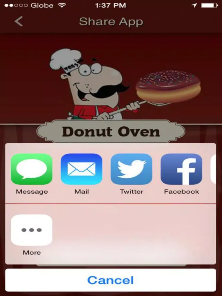 Donut Oven PW iPad 应用截图