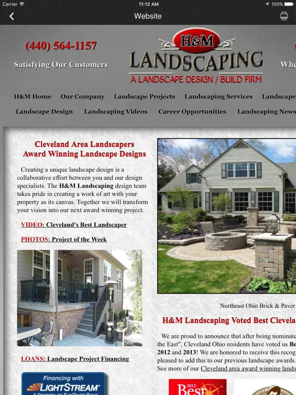 تصاویر H&M Landscaping iPad 