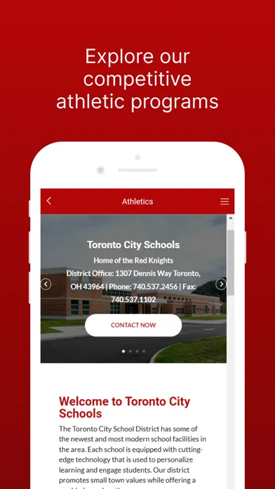 Tangkapan skrin Toronto City Schools