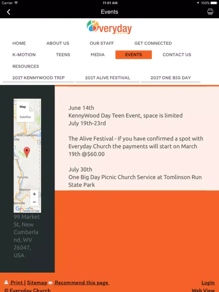 Screenshot di Everyday Church App iPad 