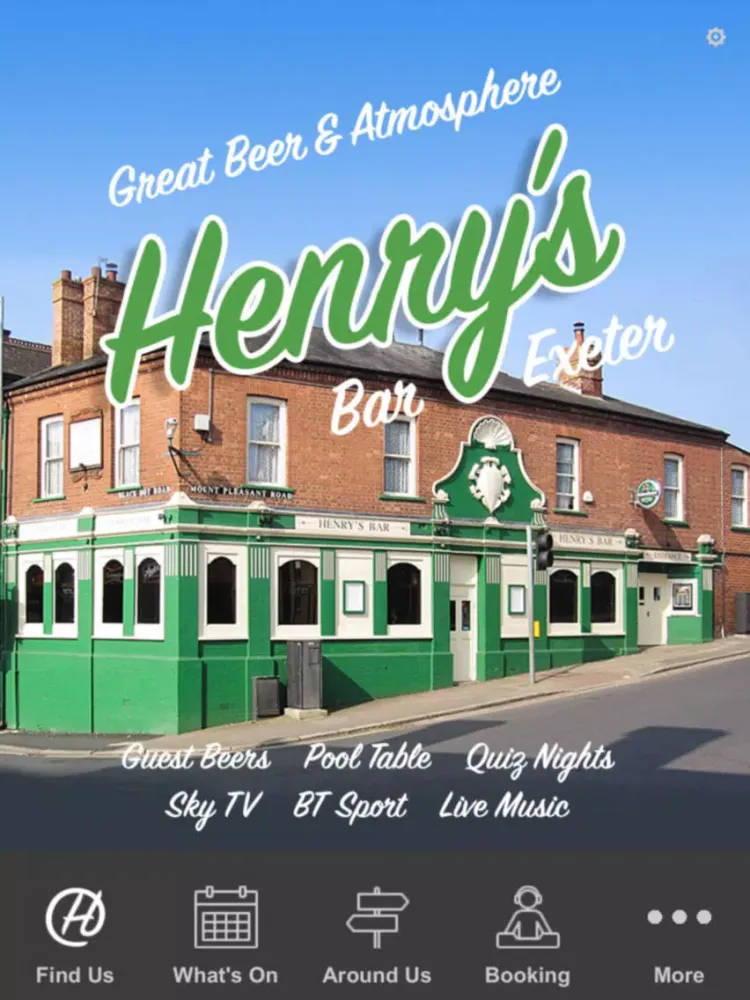 Captures d'écran de Henry's Bar Exeter Devon iPad 