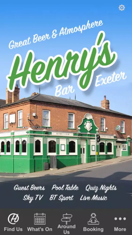 Captures d'écran de Henry's Bar Exeter Devon
