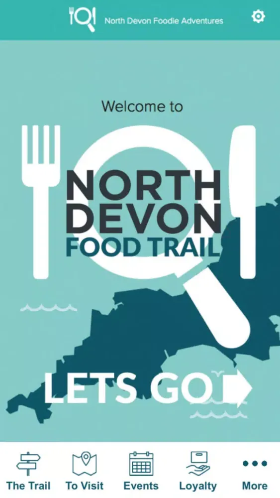Tangkapan skrin North Devon Food Trail