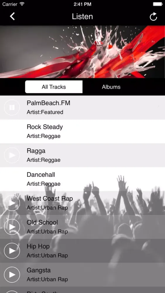 Capturas de pantalla de PalmBeach.FM