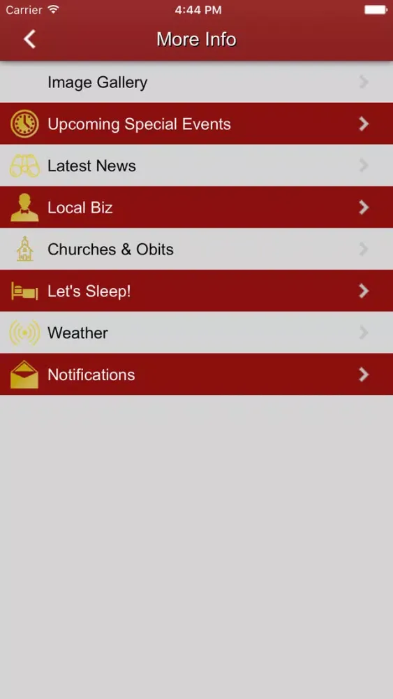 Oxford MS City Info Screenshots