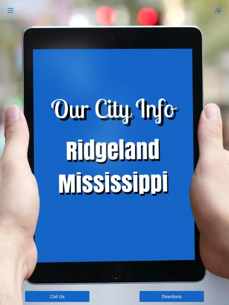 Ridgeland City Info iPad  Screenshots