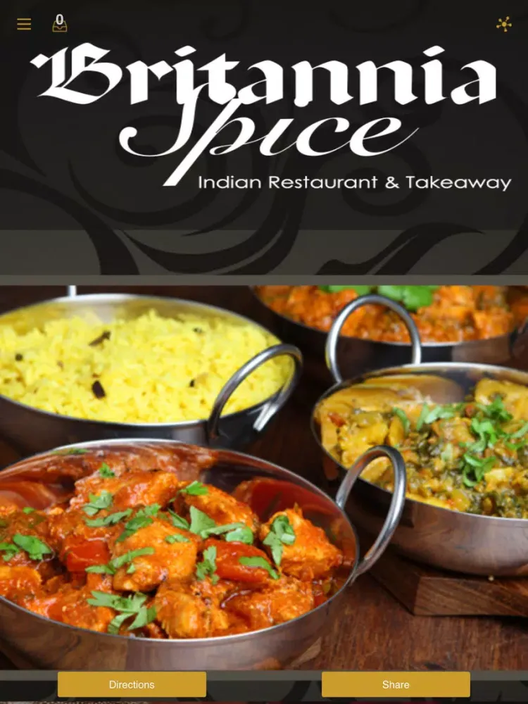 Britannia Spice iPad 應用截圖