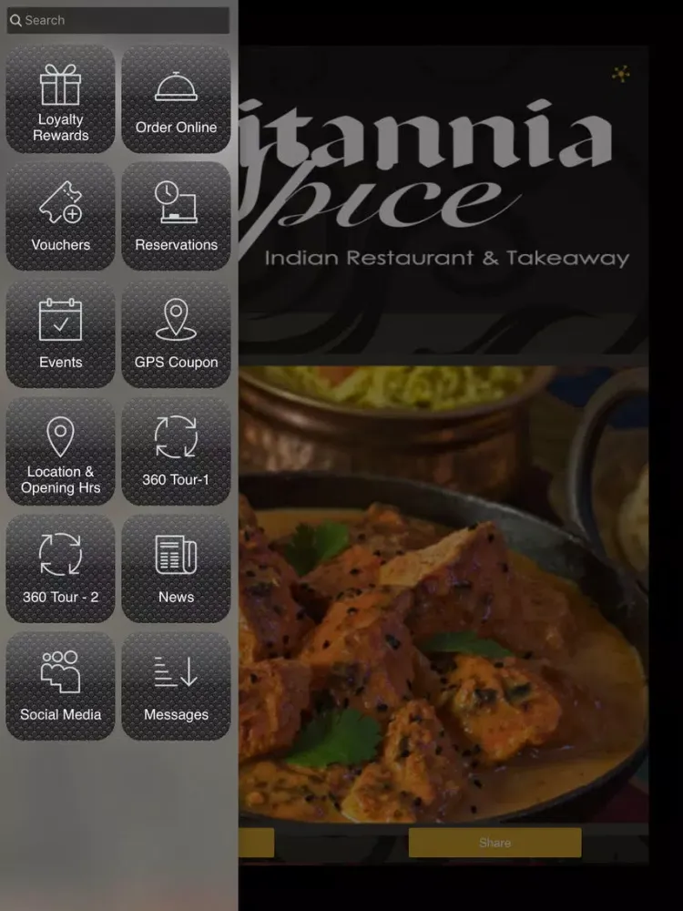Britannia Spice iPad 應用截圖