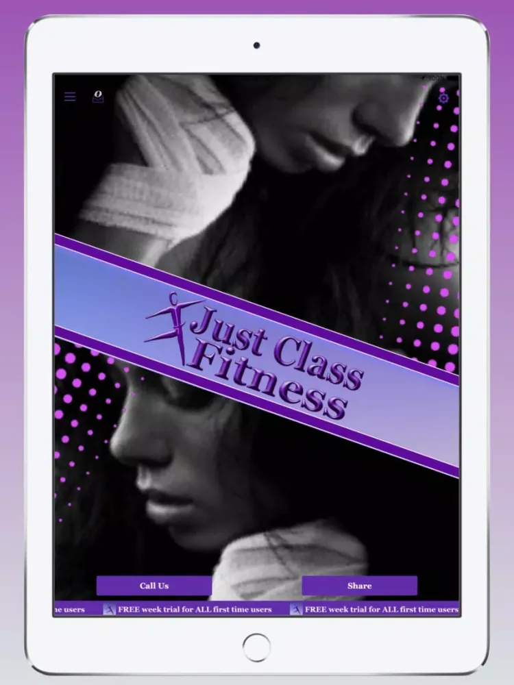 Zrzuty ekranu Just Class Fitness iPad 