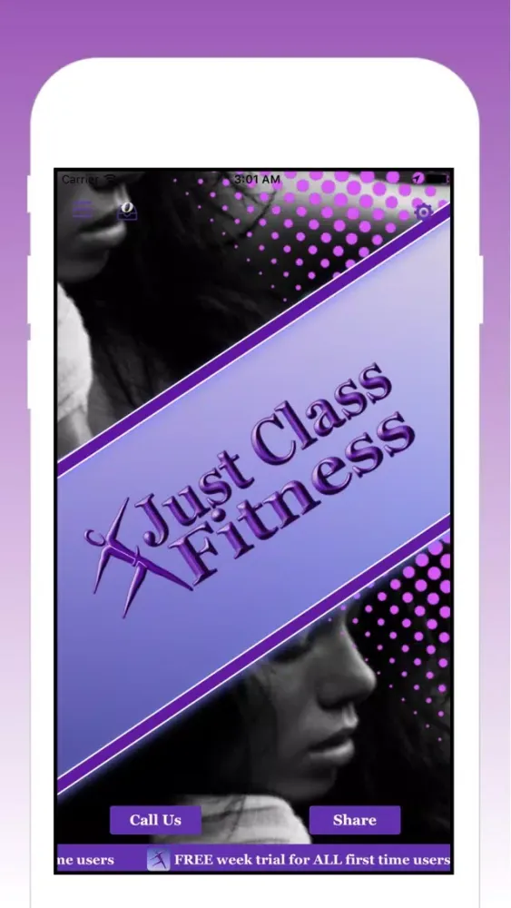 Zrzuty ekranu Just Class Fitness