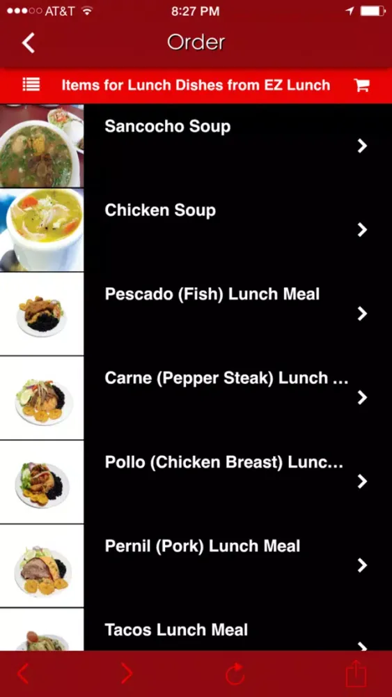 Screenshot di EZ Lunch