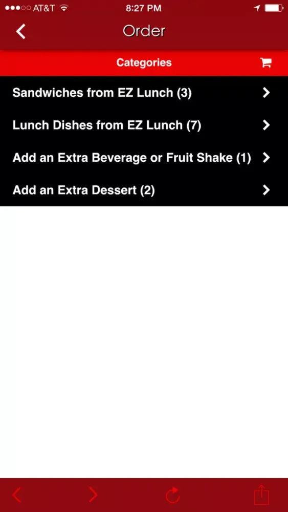 Screenshot di EZ Lunch