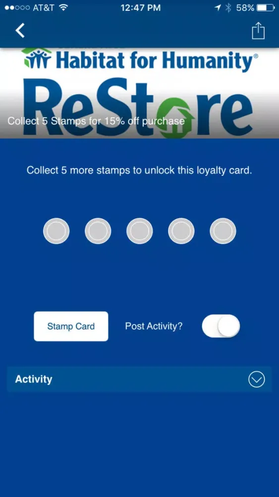 Tangkapan skrin Garland ReStore