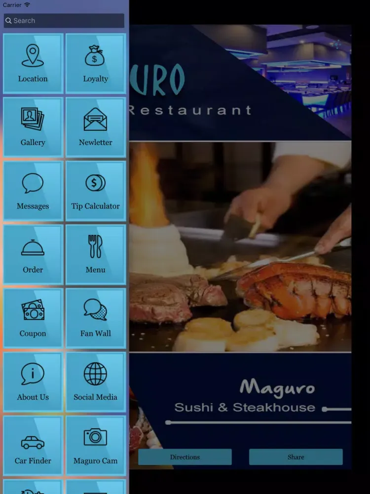 Capturas de tela do Maguro iPad 