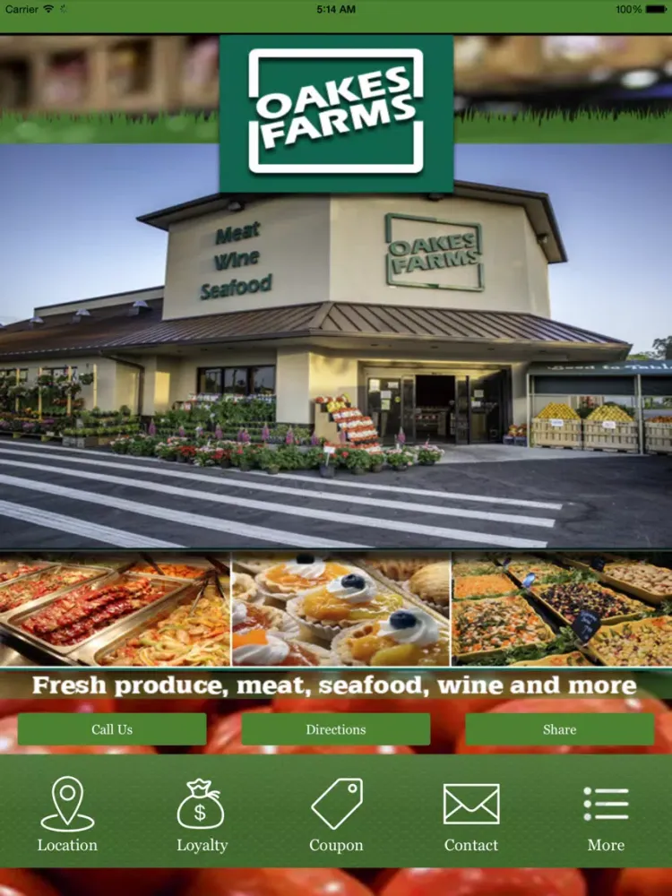 Oakes Farms iPad 应用截图