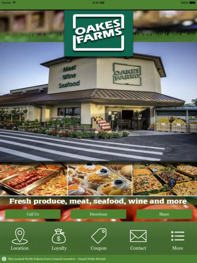 Oakes Farms iPad 应用截图