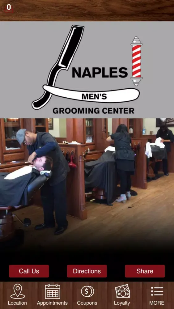 ภาพหน้าจอของ Naples Mens Grooming Center